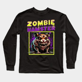 Zombie Hamster funny Long Sleeve T-Shirt